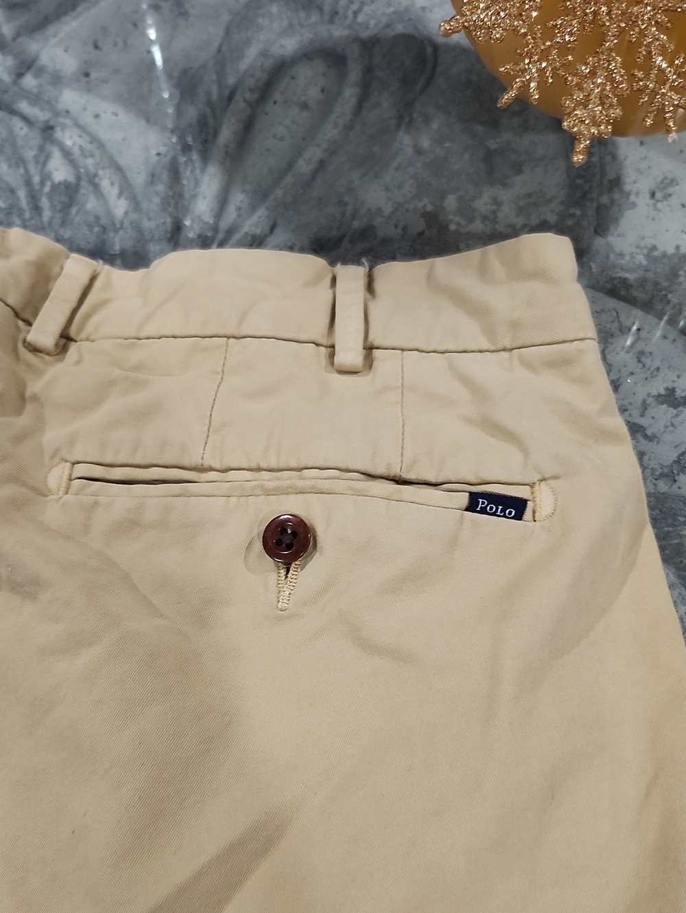 Ralph Lauren Mens Pima Cotton Chino Shorts 32 - Picture 5 of 8